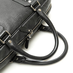 グッチ ビジネスバッグ ハンドバッグ ブリーフ 231850 ブラック レザー メンズ GUCCI 【中古】