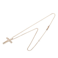 グッチ Gロゴ クロス チェーン ペンダント ネックレス 228364 SV925 シルバー レディース GUCCI 【中古】