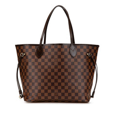 ルイ ヴィトン ダミエ ネヴァーフルMM ショルダーバッグ N40599 ブラウン PVC レザー レディース LOUIS VUITTON 【中古】
