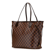 ルイ ヴィトン ダミエ ネヴァーフルMM ショルダーバッグ N40599 ブラウン PVC レザー レディース LOUIS VUITTON 【中古】