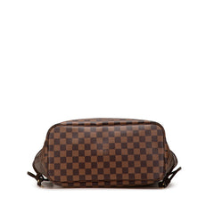 ルイ ヴィトン ダミエ ネヴァーフルMM ショルダーバッグ N40599 ブラウン PVC レザー レディース LOUIS VUITTON 【中古】