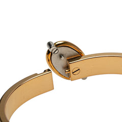 エルメス ミニ クリック シェーヌダンクル バングル ゴールド ピンク メッキ レディース HERMES 【中古】