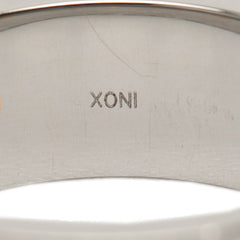 グッチ INOX イノックス Gロゴ リング 指輪 シルバー ゴールド ステンレス メッキ コンビ メンズ GUCCI 【中古】