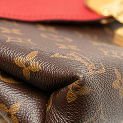 ルイ ヴィトン モノグラム パラスチェーン ショルダーバッグ M41201 スリーズ レッド PVC レザー レディース LOUIS VUITTON 【中古】