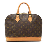 ルイ ヴィトン モノグラム アルマPM ハンドバッグ M51130 ブラウン PVC レザー レディース LOUIS VUITTON 【中古】