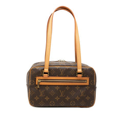 ルイ ヴィトン モノグラム シテMM ハンドバッグ ショルダーバッグ M51182 ブラウン PVC レザー レディース LOUIS VUITTON 【中古】