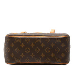 ルイ ヴィトン モノグラム シテMM ハンドバッグ ショルダーバッグ M51182 ブラウン PVC レザー レディース LOUIS VUITTON 【中古】