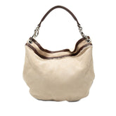 ロエベ ショルダーバッグ ワンショルダー ベージュ ブラウン ムートン レザー ファー レディース LOEWE 【中古】