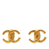 シャネル ココマーク ロゴ イヤリング ゴールド メッキ レディース CHANEL 【中古】