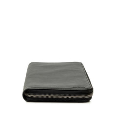 プラダ ラウンドファスナー 長財布 ブラック サフィアーノレザー レディース PRADA 【中古】