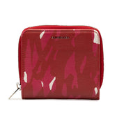 バレンシアガ 二つ折り財布 コンパクトウォレット 392125 レッド レザー レディース BALENCIAGA 中古