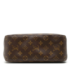 ルイ ヴィトン モノグラム ルーピングMM ショルダーバッグ ハンドバッグ M51146 ブラウン PVC レザー レディース LOUIS VUITTON 【中古】