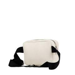 ボッテガヴェネタ イントレチャート ウエストバッグ クロスボディバッグ 60106 ホワイト レザー メンズ BOTTEGAVENETA 【中古】