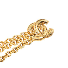 シャネル マトラッセ ココマーク チェーン ベルト ゴールド メッキ レディース CHANEL 【中古】
