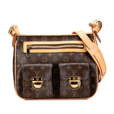ルイ ヴィトン モノグラム ハドソンGM ショルダーバッグ M40045 ブラウン PVC レザー レディース LOUIS VUITTON 【中古】