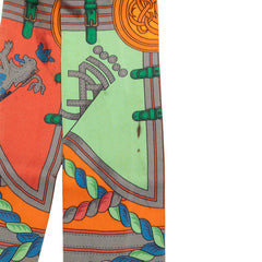 エルメス ツイリー GRANDE TENUE 馬の礼装 スカーフ マルチカラー シルク レディース HERMES 【中古】