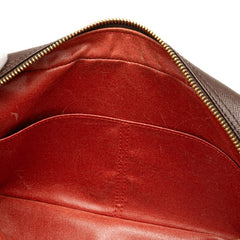 ルイ ヴィトン ダミエ トゥルーストワレット25 ポーチ セカンドバッグ N47623 ブラウン PVC レディース LOUIS VUITTON 【中古】