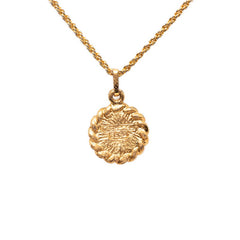 シャネル ペンダント ネックレス ゴールド メッキ ラインストーン レディース CHANEL 【中古】