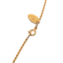シャネル ペンダント ネックレス ゴールド メッキ ラインストーン レディース CHANEL 【中古】