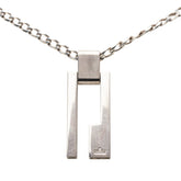 グッチ Gロゴ チェーン ペンダント ネックレス SV925 シルバー レディース GUCCI 【中古】