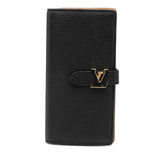 ルイ ヴィトン ヴェルティカル ウォレット 長財布 M81330 ノワール ブラック レザー レディース LOUIS VUITTON 【中古】