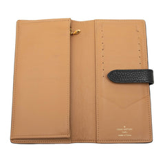 ルイ ヴィトン ヴェルティカル ウォレット 長財布 M81330 ノワール ブラック レザー レディース LOUIS VUITTON 【中古】