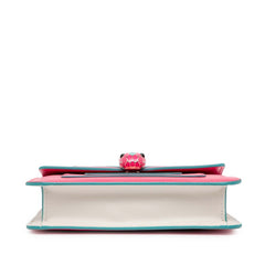 ブルガリ セルペンティ フォーエバー チェーン ショルダーバッグ ピンク レザー レディース BVLGARI 【中古】