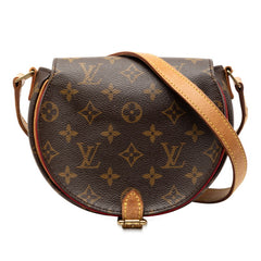 ルイ ヴィトン モノグラム タンブラン 斜め掛け ショルダーバック M51179 ブラウン PVC レザー レディース LOUIS VUITTON 中古