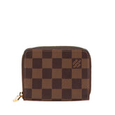 ルイ ヴィトン ダミエ ジッピー コインパース コインケース N63070 ブラウン PVC レディース LOUIS VUITTON 【中古】