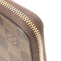 ルイ ヴィトン ダミエ ジッピー コインパース コインケース N63070 ブラウン PVC レディース LOUIS VUITTON 【中古】