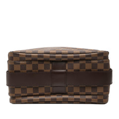 ルイ ヴィトン ダミエ ナヴィグリオ ショルダーバッグ N45255 ブラウン PVC レザー レディース LOUIS VUITTON 【中古】