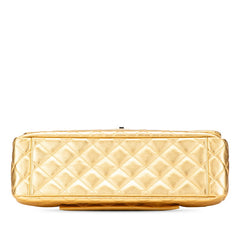 シャネル マトラッセ40 ココマーク チェーン ショルダーバッグ ゴールド ラムスキン レディース CHANEL 【中古】