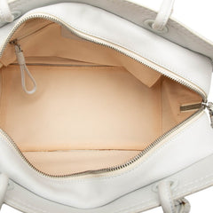 ロエベ クラウンスタッズ トートバッグ ショルダーバッグ ホワイト レザー レディース LOEWE 中古