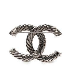 シャネル ココマーク ブローチ シルバー メタル レディース CHANEL 【中古】