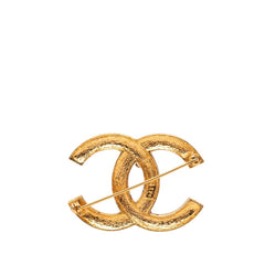シャネル ココマーク ラインストーン ブローチ ゴールド メッキ レディース CHANEL 【中古】