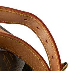 ルイ ヴィトン モノグラム プチノエ 肩掛け ショルダーバッグ M42226 ブラウン PVC レザー レディース LOUIS VUITTON 【中古】