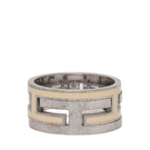 エルメス ムーブアッシュ リング 指輪 #53 アイボリー SV925 シルバー レディース HERMES 【中古】