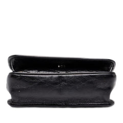 サンローラン カサンドラ ニキ YSLロゴ チェーン ショルダーバック 583103 ブラック レザー レディース SAINT LAURENT 中古