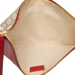 グッチ GGスプリーム レインボー LOVE クラッチバッグ セカンドバッグ 476411 ベージュ マルチカラー PVC レディース GUCCI 【中古】