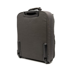 エルメス エールライン キャリーバッグ スーツケース グレー シルバー金具 キャンバス レディース HERMES 【中古】