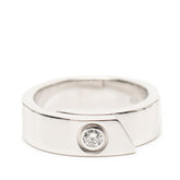 カルティエ アニバーサリー リング 指輪 サイズ:#50 K18WG ホワイトゴールド レディース CARTIER 【中古】