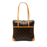 ルイ ヴィトン モノグラム クーサンGM トートバッグ ワンショルダーバッグ M51141 ブラウン PVC レザー レディース LOUIS VUITTON 【中古】