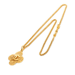シャネル ヴィンテージ ココマーク ロングネックレス ゴールド メッキ レディース CHANEL 【中古】