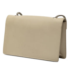 サンローラン ベティ スタッズ チェーン ショルダーバッグ 315681 グレーベージュ系 レザー レディース SAINT LAURENT 【中古】