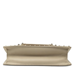 サンローラン ベティ スタッズ チェーン ショルダーバッグ 315681 グレーベージュ系 レザー レディース SAINT LAURENT 【中古】