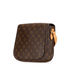 ルイ ヴィトン モノグラム サンクルー24 ショルダーバッグ M51242 ブラウン PVC レザー レディース LOUIS VUITTON 【中古】