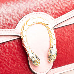 グッチ ディオニュソス チェーン 斜め掛け ショルダーバッグ 476432 レッド ピンク レザー レディース GUCCI 【中古】