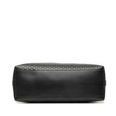 グッチ マイクロ グッチシマ ショルダーバッグ ワンショルダーバッグ 449732 ブラック レザー レディース GUCCI 中古