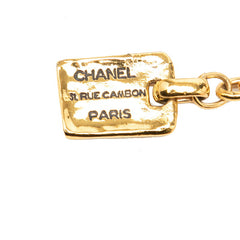 シャネル 31 RUE CAMBON ル カンボン ロゴプレート チェーンベルト ゴールド メッキ レディース CHANEL 【中古】