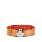 ルイ ヴィトン ブラスレ モノグラム グッドラック ブレスレット M64448 ブラウン ゴールド レザー メタル レディース LOUIS VUITTON 【中古】